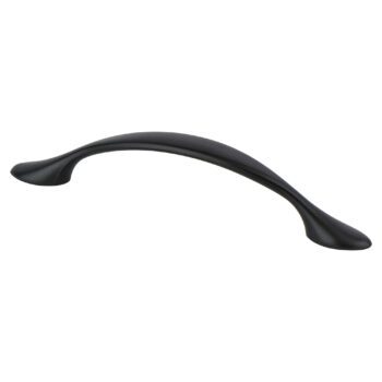 Matte Black Rounded End Pull 96mm – 9359-1055-P