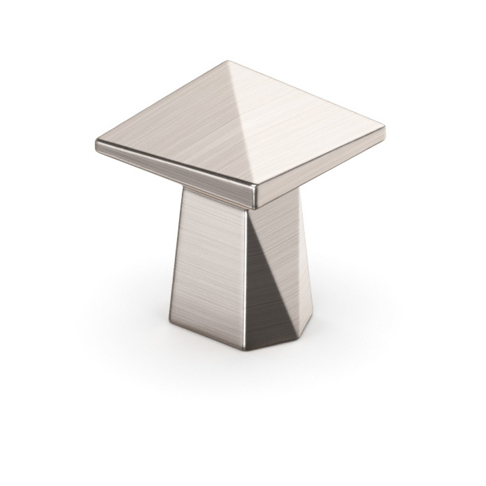 Trillion Knob Satin Nickel