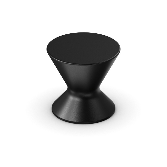 Briolette Knob Matte Black