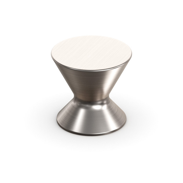 Briolette Knob Satin Nickel