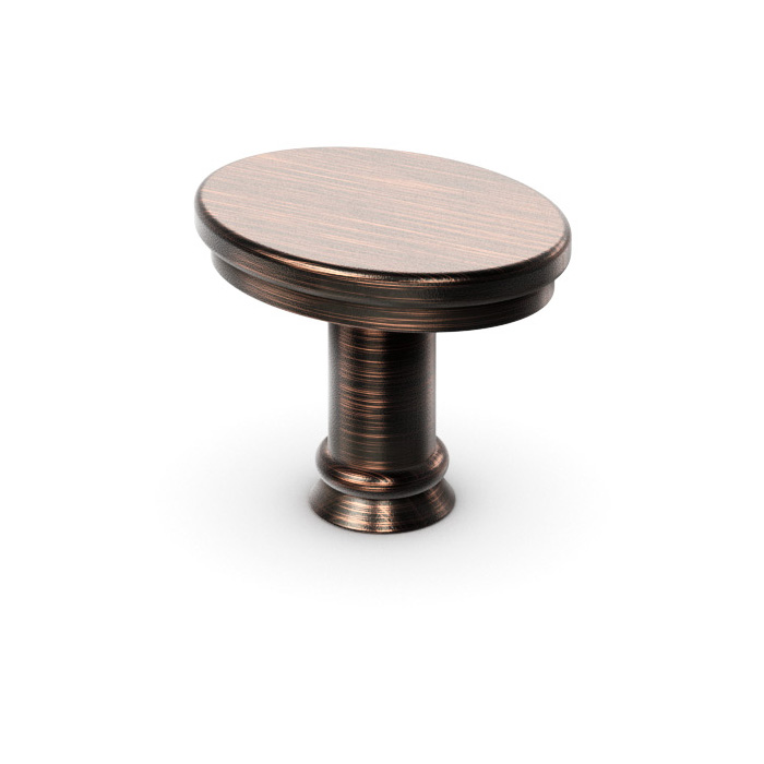 Stamped Knob Verona Bronze