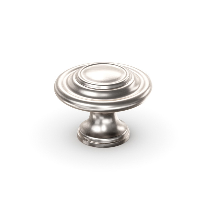Ringed Knob Satin Nickel