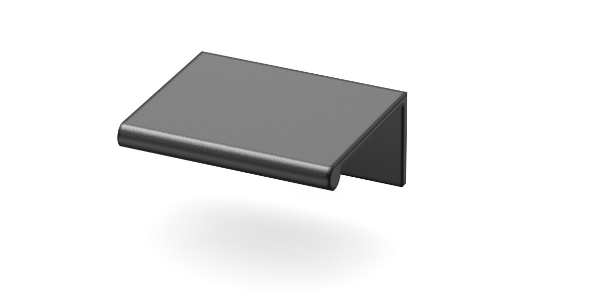 Tab Pull - 1 3/4" Matte Black