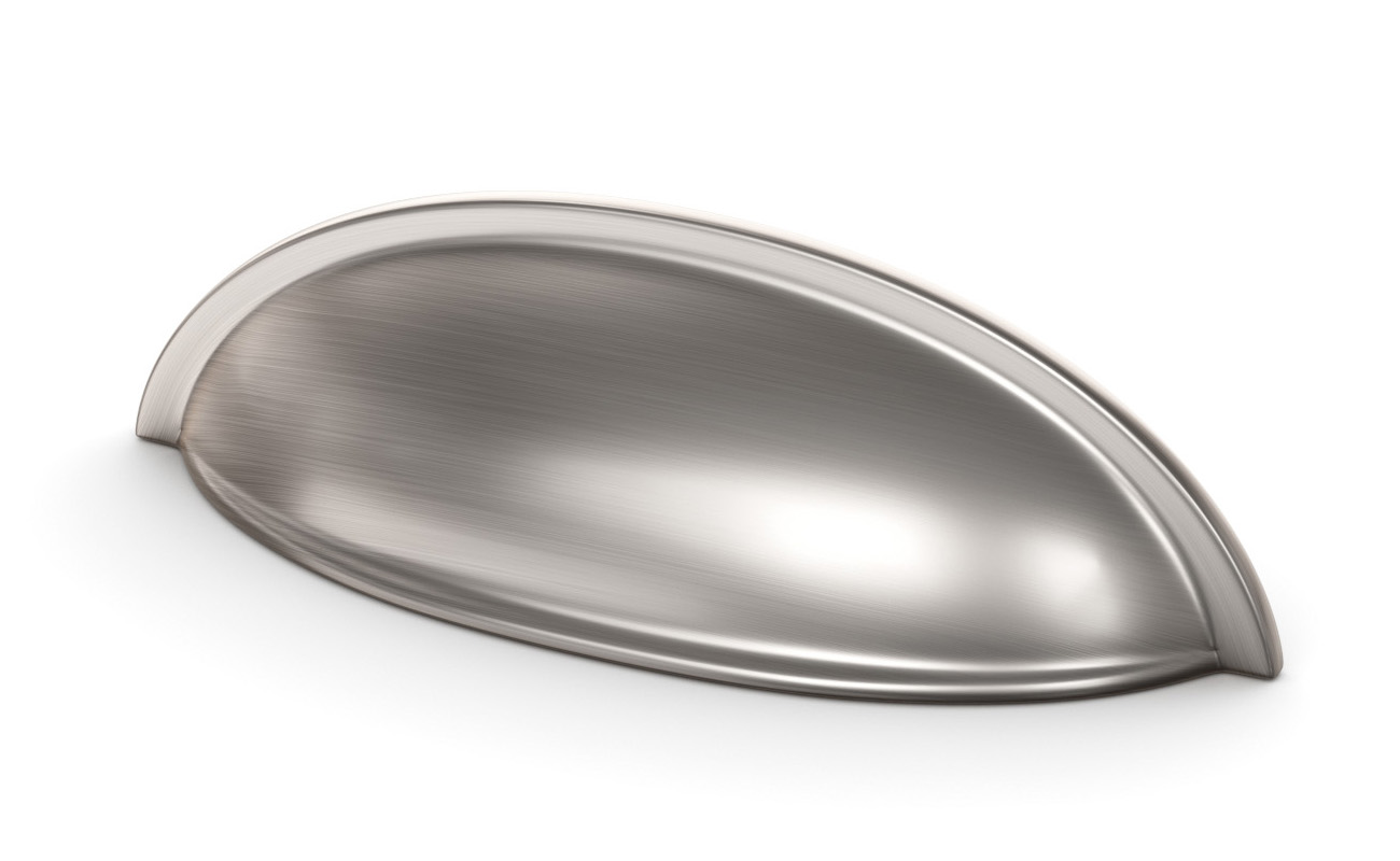 Cup Pull Satin Nickel