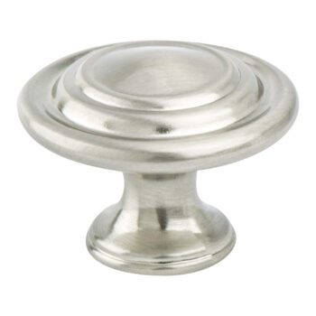Brushed Nickel Ringed Knob – 0931-1BPN-P