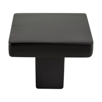 Matte Black Square Knob 1 1/8in. x 1 1/8in. – 0951-1055-P