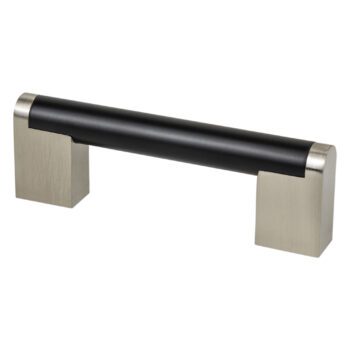 Matte Black and Brushed Nickel Pull 96mm – 2179-955BPN-P