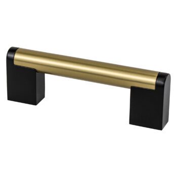 Modern Brushed Gold and Matte Black Pull 96mm – 2181-9MDB55-P