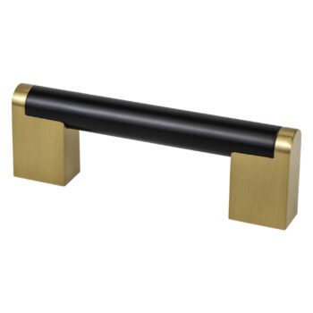 Matte Black and Modern Brushed Gold Pull 96mm – 2182-955MDB-P