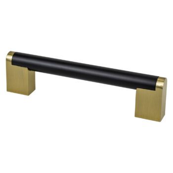 Matte Black and Modern Brushed Gold Pull 128mm – 2187-955MDB-P