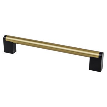 Modern Brushed Gold and Matte Black Pull 192mm – 2196-9MDB55-P