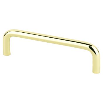 Polished Brass Steel Pull 4in. – 6150-203-P