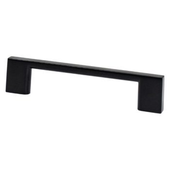 Matte Black Rectangle Pull 96mm – 9049-4055-P