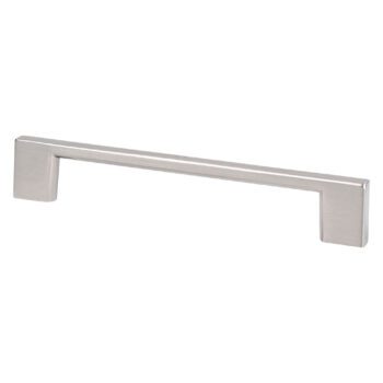 Brushed Nickel Rectangle Pull 128mm – 9052-4BPN-P