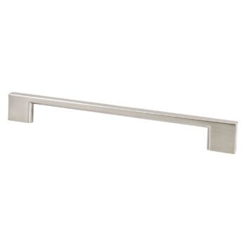Brushed Nickel Rectangle Pull 192mm – 9060-4BPN-P