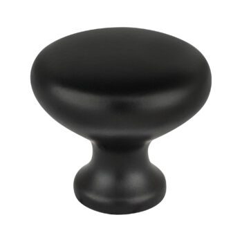 Matte Black Mushroom Knob – 9132-1055-P