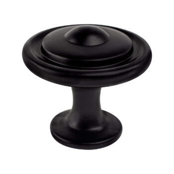 Matte Black Button Knob – 9170-1055-P
