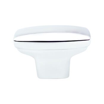 Polished Chrome Rounded Rectangle Knob 1 7/16in. x 11/16in. – 9182-1026-P
