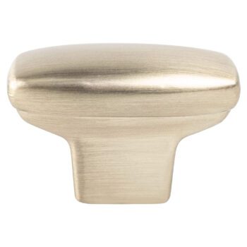 Champagne Rounded Rectangle Knob 1 7/16in. x 11/16in. – 9184-10CZ-P