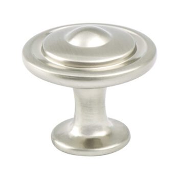 Brushed Nickel Button Knob – 9381-1BPN-P
