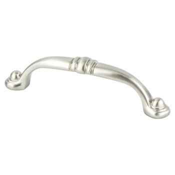 Brushed Nickel Antique Pull 96mm – 9384-1BPN-P