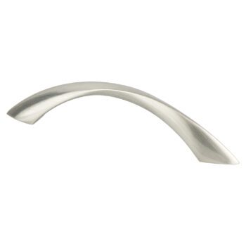 Brushed Nickel Twisted Arch Pull 96mm – 9409-1BPN-P