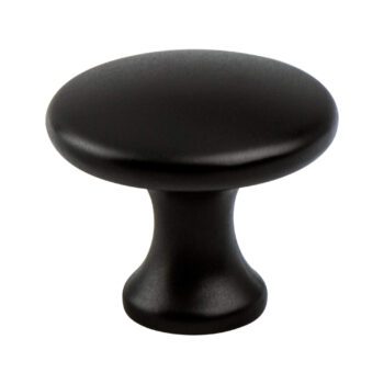 Matte Black Narrow Round Knob – 9431-1055-P